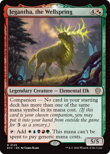 Jegantha, the Wellspring [Lorwyn Eclipsed Commander]