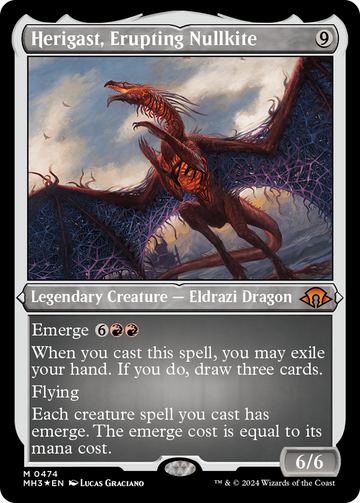 Herigast, Nullkite en erupción (grabado en papel metálico) [Modern Horizons 3] 