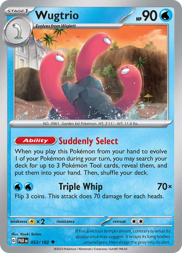 Wugtrio (053/182) [Scarlet &amp; Violet: Grieta de la paradoja] 