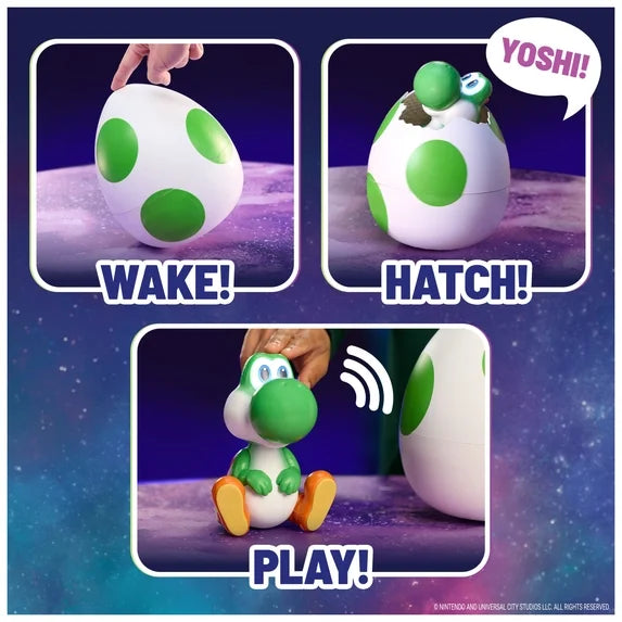 Super Mario Galaxy Movie, Hatchin' Yoshi Interactive Yoshi Figure