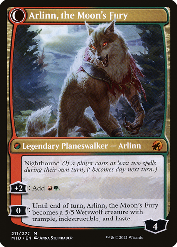 Arlinn, the Pack's Hope // Arlinn, the Moon's Fury [Secret Lair: From Cute to Brute] - 0