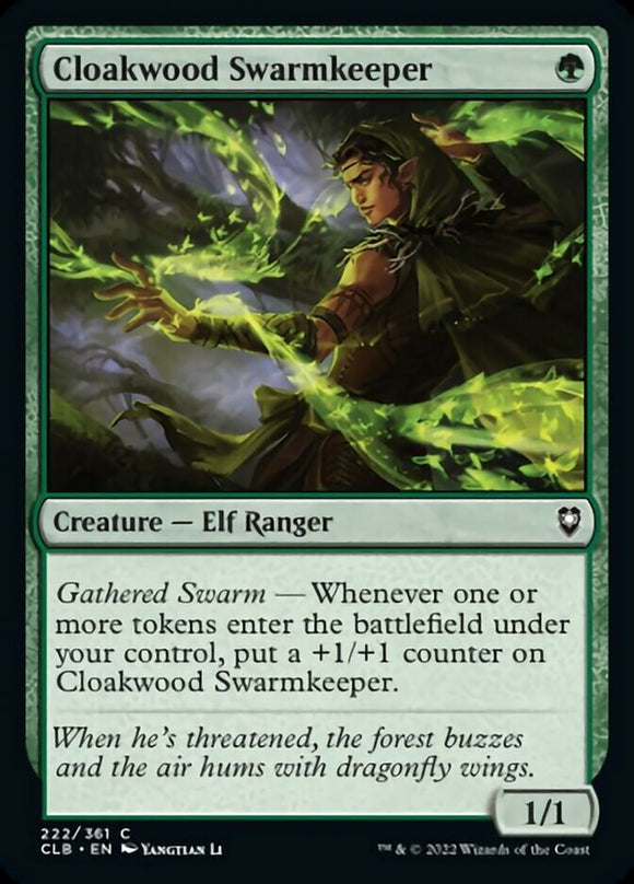 Guardián del enjambre de Cloakwood [Commander Legends: Battle for Baldur's Gate] 