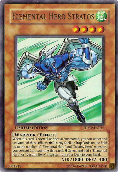 Héroe elemental Stratos [JUMP-EN012] Ultra raro 
