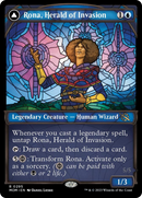 Rona, Herald of Invasion // Rona, Tolarian Obliterator (Showcase Planar Booster Fun) [March of the Machine]-1