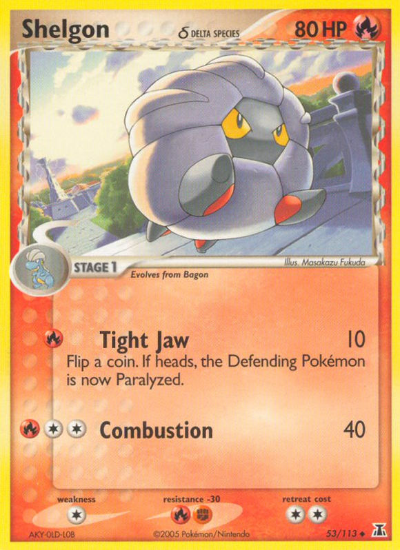 Shelgon (53/113) (Especie Delta) [EX: Especie Delta] 
