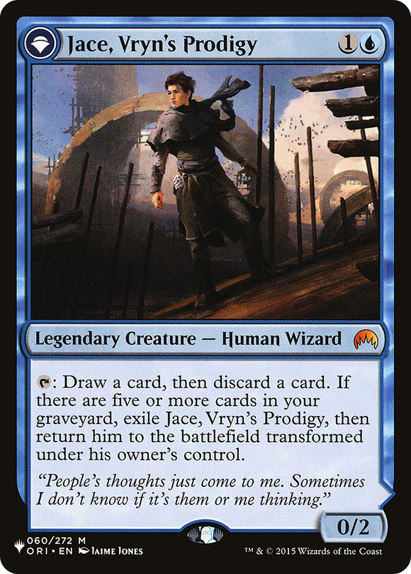 Jace, el prodigio de Vryn // Jace, telépata liberado [Guarida secreta: de adorable a brutal] 