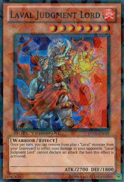 Señor del juicio de Laval [DT05-EN029] Súper raro 