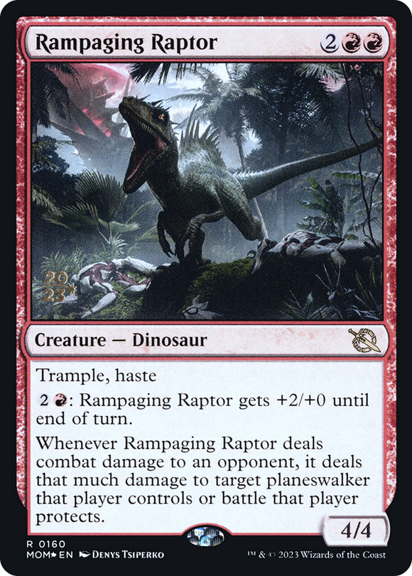 Raptor furioso [Promociones previas al lanzamiento de March of the Machine] 