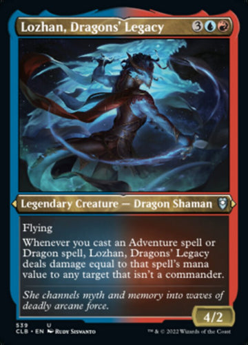 Lozhan, el legado de los dragones (grabado en lámina) [Commander Legends: Battle for Baldur's Gate] 