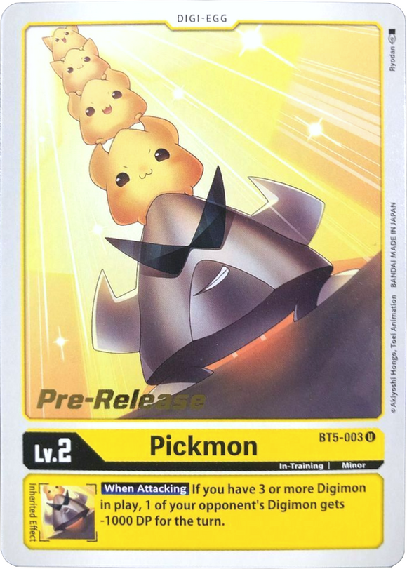 Pickmon [BT5-003] [Promociones previas al lanzamiento de Battle of Omni] 