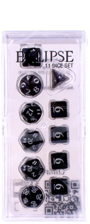 Ultra PRO: 11-Dice Set - Eclipse (Jet Black)-1