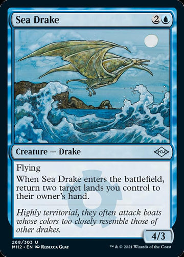 Sea Drake (Foil Etched) [Modern Horizons 2] - 0