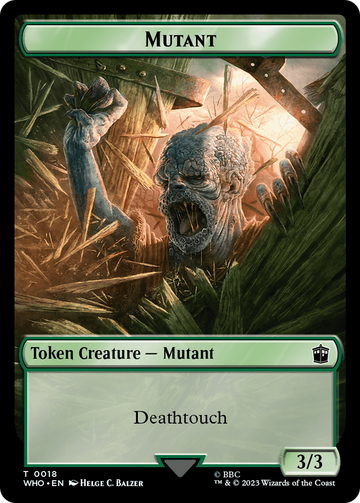 Alien Angel // Mutant Double-Sided Token [Doctor Who Tokens] - 0