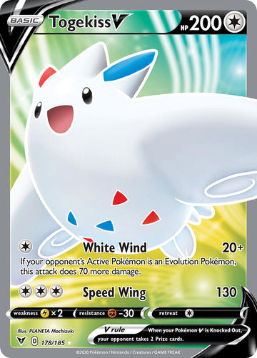 Togekiss V (178/185) [Espada y escudo: voltaje vívido] 