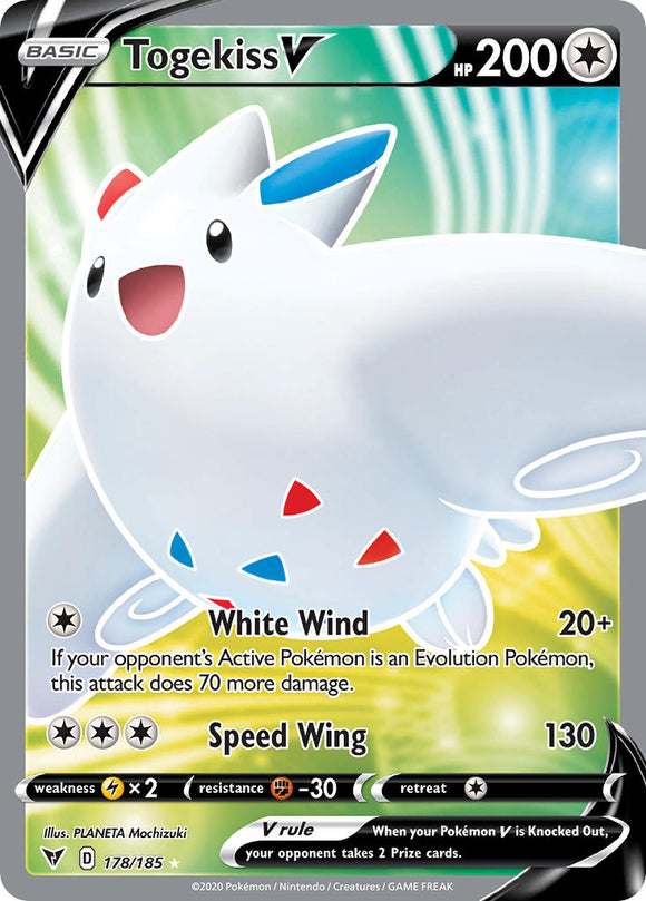Togekiss V (178/185) [Espada y escudo: voltaje vívido] 
