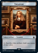 Warrior // Treasure (0028) Double-Sided Token [Doctor Who Tokens]-2