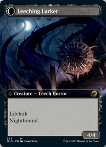 Curse of Leeches // Leeching Lurker (Extended Art) [Innistrad: Midnight Hunt] - 0