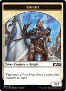 Knight // Zombie Double-Sided Token (Game Night) [Core Set 2019 Tokens]-1