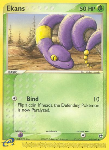 Ekans (64/100) [EX: Tormenta de arena] 