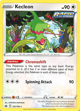 Kecleon (122/198) [Espada y escudo: reinado escalofriante] 