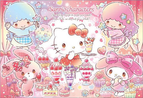 Jigsaw Puzzle: Sanrio Characters Kirakira Sweets 300P (38 x 26cm)