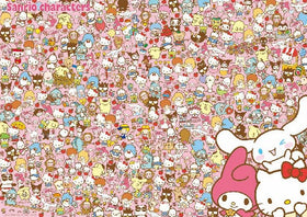 Jigsaw Puzzle: Find your favorite Sanrio characters! 600pcs (53 x 38cm)