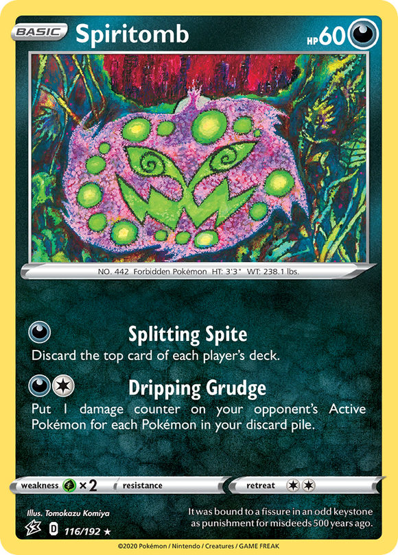Spiritomb (116/192) [Espada y escudo: choque rebelde] 