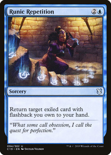 Repetición rúnica [Commander 2019] 