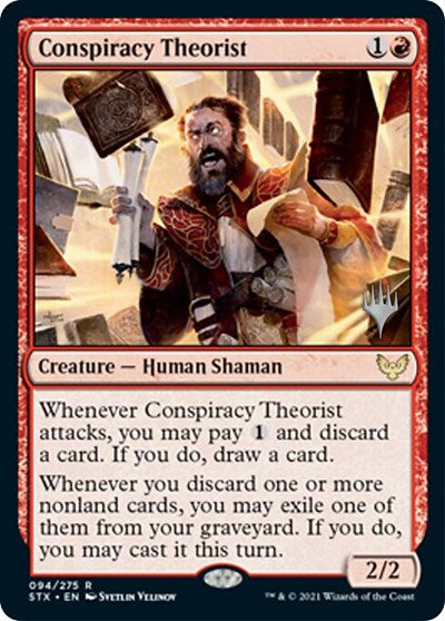 Teórico de la conspiración (paquete promocional) [Promociones de Strixhaven: School of Mages] 