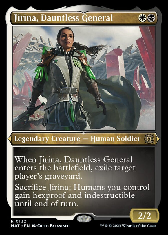 Jirina, general intrépido (grabado en lámina) [La Marcha de la Máquina: Las secuelas] 