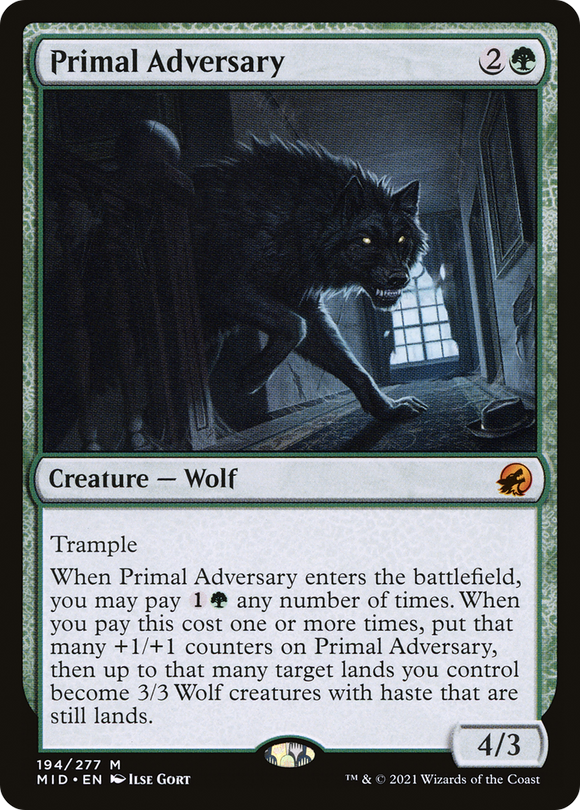 Adversario primigenio [Innistrad: Cacería de medianoche] 