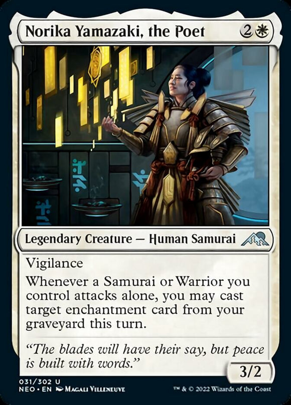 Norika Yamazaki, the Poet [Kamigawa: Neon Dynasty]