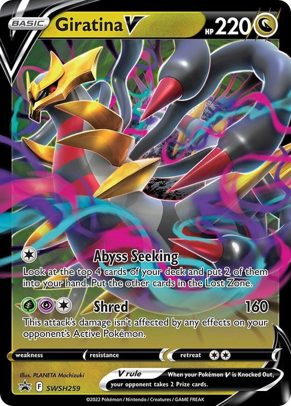 Giratina V (SWSH259) [Promociones de Sword &amp; Shield: Black Star] 