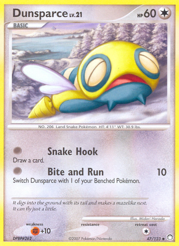 Dunsparce (47/123) [Diamante y perla: tesoros misteriosos] 
