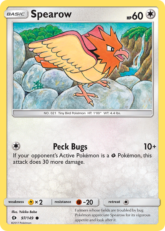 Spearow (97/149) [Sol y Luna: Conjunto básico] 
