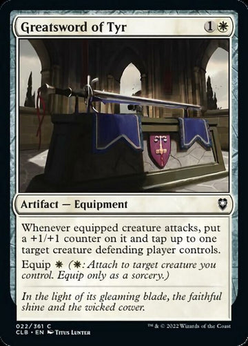 Espada magna de Tyr [Commander Legends: Battle for Baldur's Gate] 