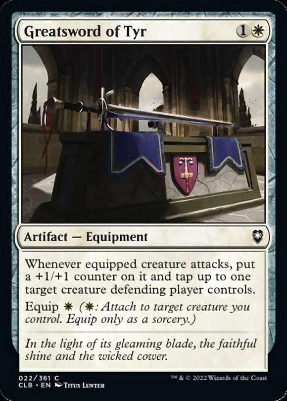 Espada magna de Tyr [Commander Legends: Battle for Baldur's Gate] 