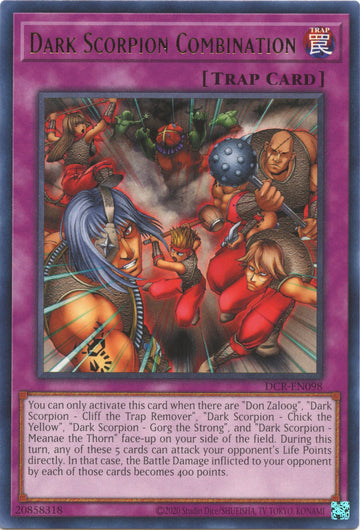 Combinación de Escorpión Oscuro (25.º aniversario) [DCR-EN098] Raro 