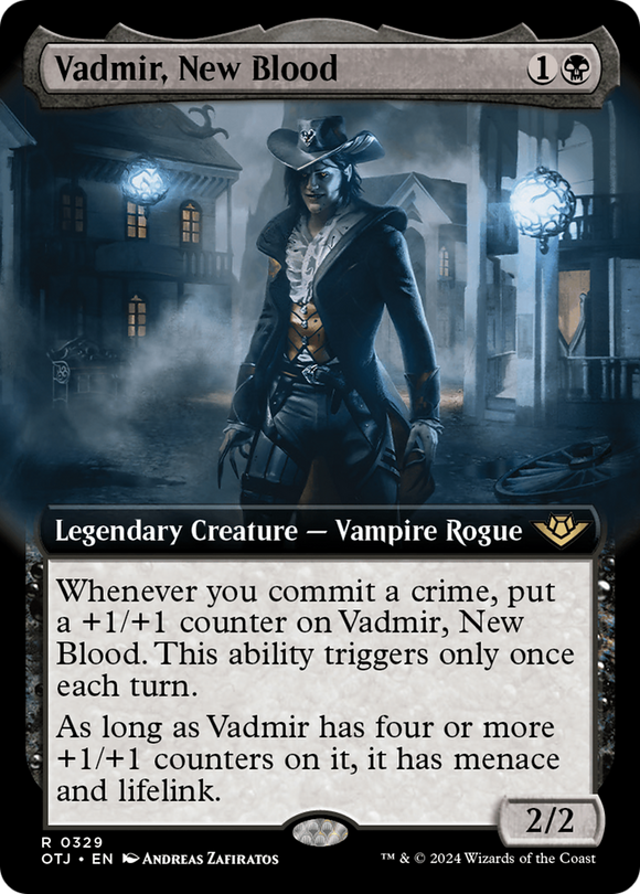 Vadmir, sangre nueva (ilustración ampliada) [Forajidos de Thunder Junction] 