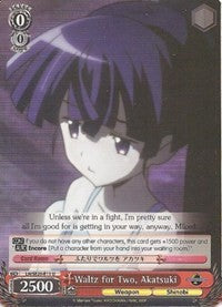 Waltz for Two, Akatsuki (LH/SE20-E11 U) (Alternate Art Foil) [LOG HORIZON]