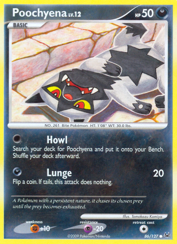 Poochyena (86/127) [Platino: conjunto básico] 