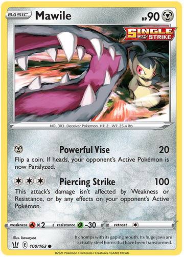 Mawile (100/163) [Espada y escudo: estilos de batalla] 