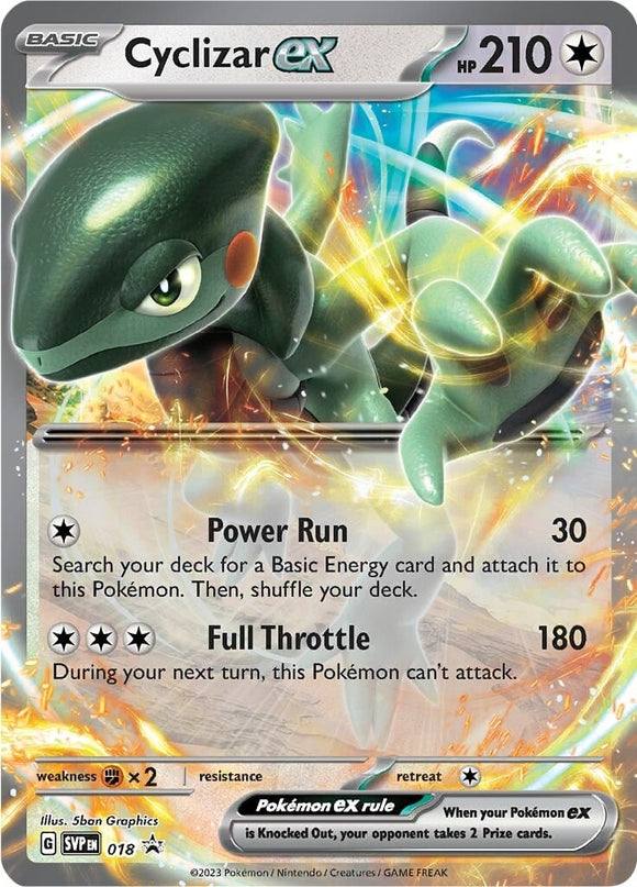 Cyclizar ex (018) (Tarjeta Jumbo) [Scarlet &amp; Violet: Black Star Promos] 