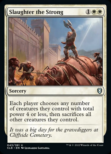 Masacra a los fuertes [Commander Legends: Battle for Baldur's Gate] 