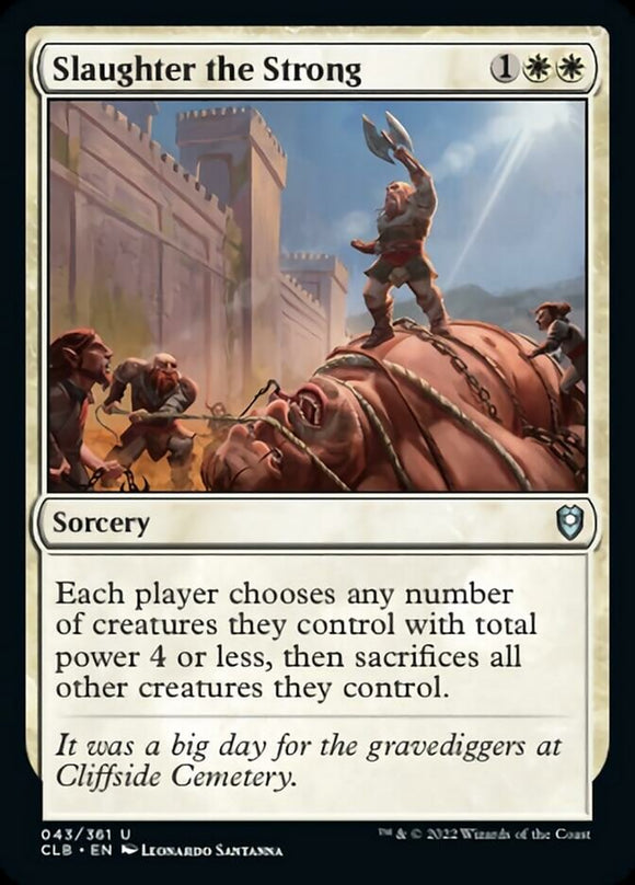 Masacra a los fuertes [Commander Legends: Battle for Baldur's Gate] 