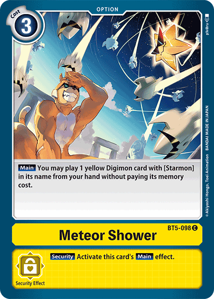 Lluvia de meteoritos [BT5-098] [Batalla de Omni] 