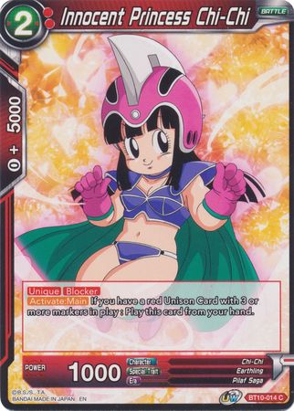 La inocente princesa Chi-Chi (BT10-014) [El ascenso del guerrero Unison] 