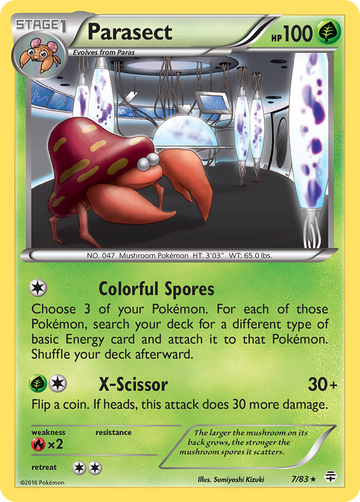 Parasect (7/83) [XY: Generaciones] 