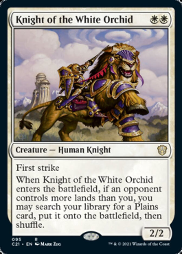 Caballero de la Orquídea Blanca [Commander 2021] 