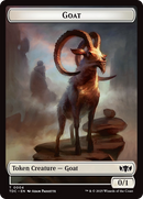 Goat // Timeless Witness Double-Sided Token [Tarkir: Dragonstorm Commander Tokens]-1